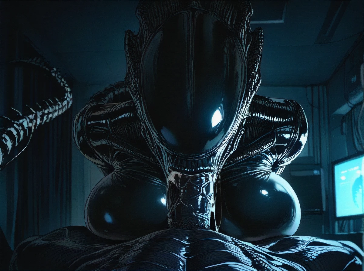 @xenomorph , big lips, big ass , big breasts, (fellatio)