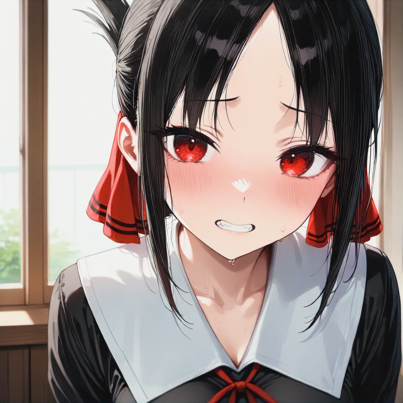 @shinomiya_kaguya (gangbang) (clenched_teeth)