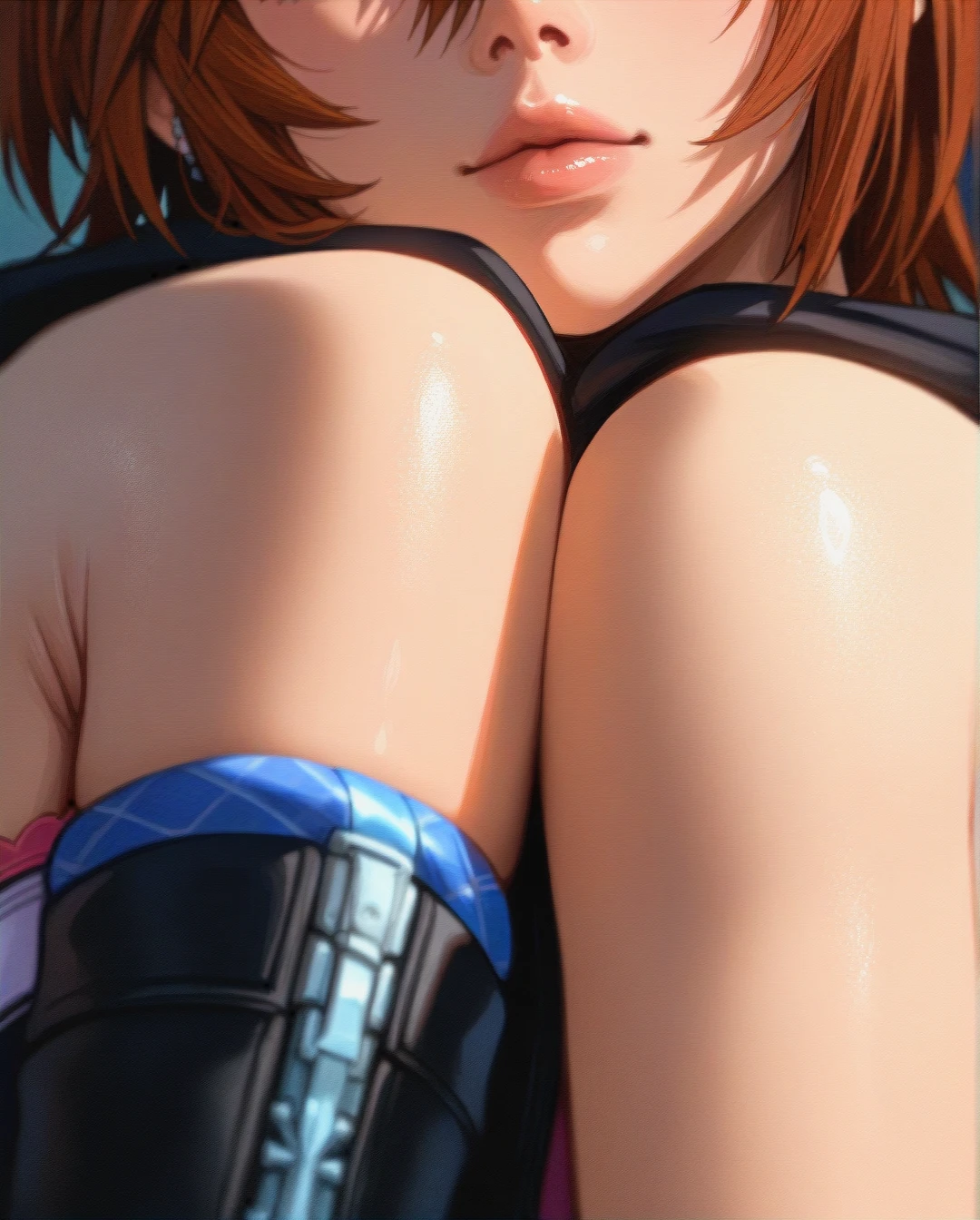 @kairi_(kingdom_hearts),@aqua_(kingdom_hearts)  , 2girls ,kairi kissing aqua