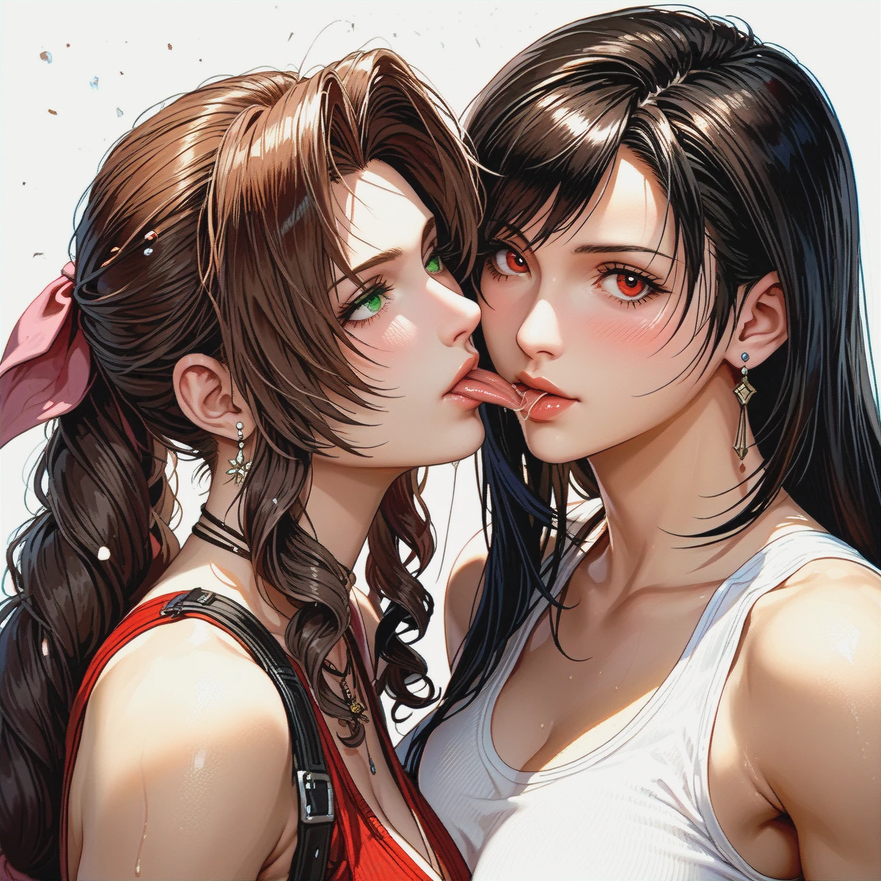 @tifa_lockhart rimming @aerith_gainsborough