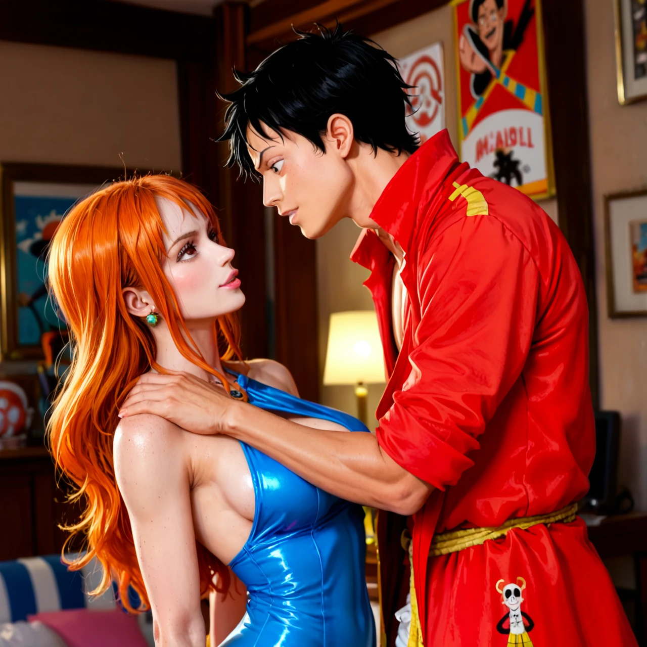 @nami from one piece , outfit , full body , sex , @monkey_d_luffy @monkey_d._luffy @monkey_d_luffy