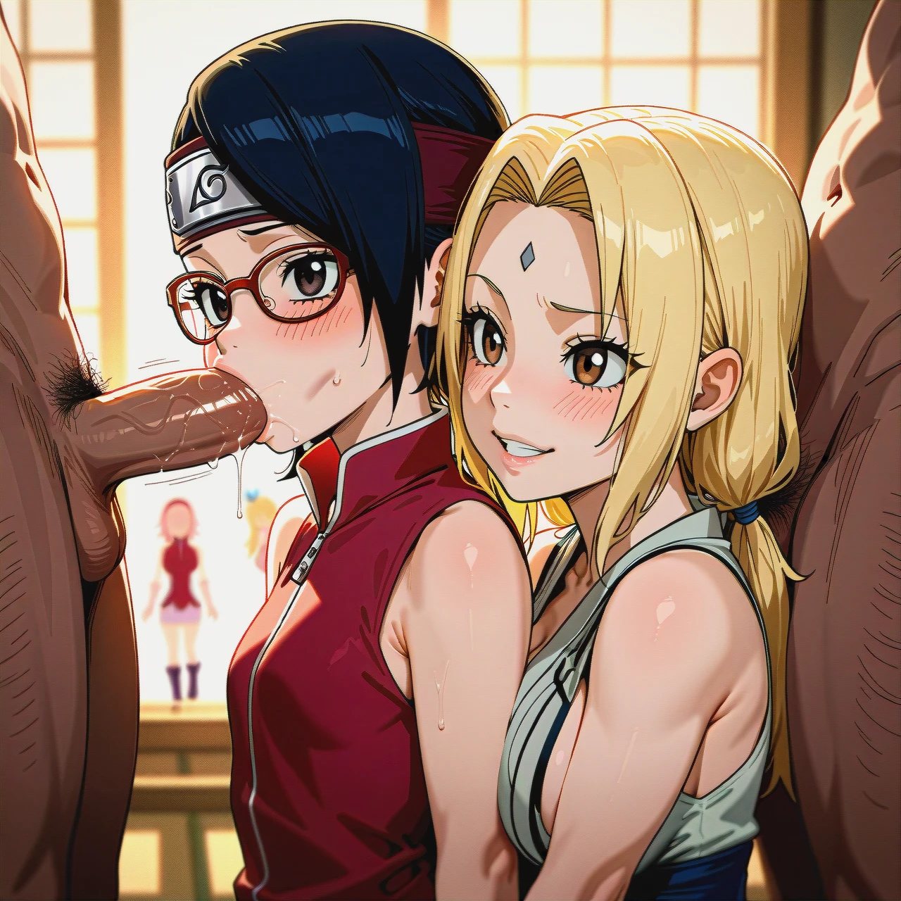 @tsunade , @lucy_heartfilia sakura @haruno_sakura @sarada_uchiha