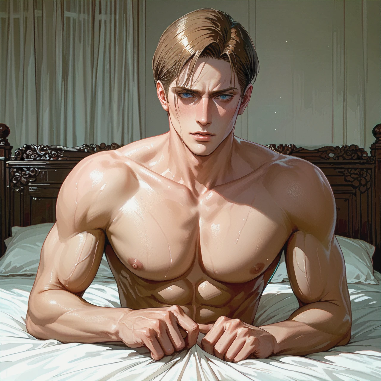 @erwin_smith  in bed, erotic, naked, male body, man, solo, gay