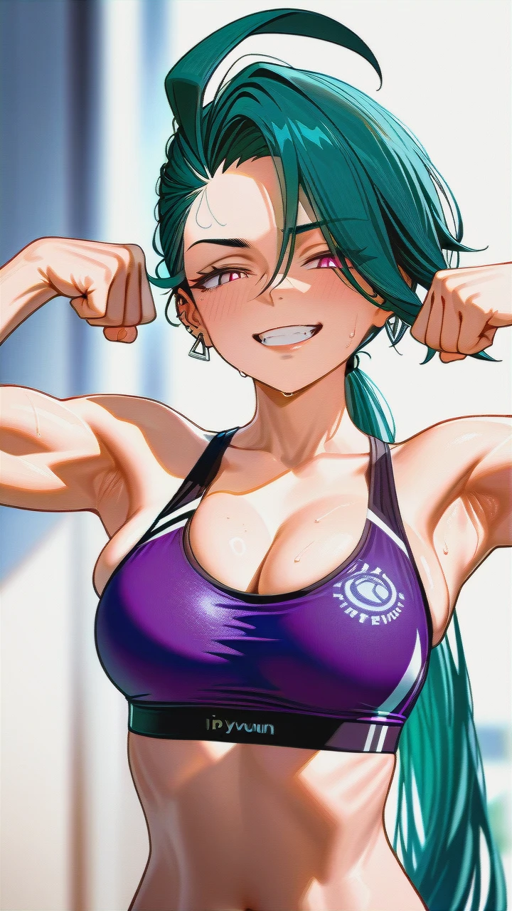 @rika (TIP:If you use VPN apps to change your Ip you get a lot of generations) (breast_padding) (skinny) (disdain) (voluminous_lips) (clenched_teeth_smile) (sports_bra) (beltbra) (breast_squeezed) (sweating) (flexing_biceps) (gym)