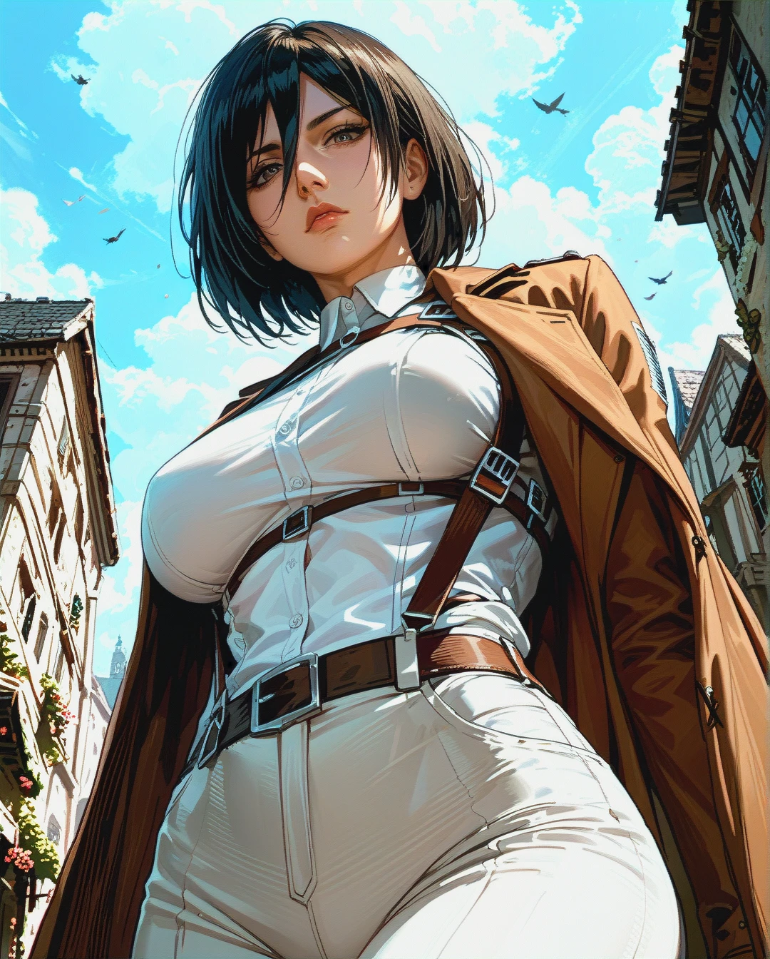 mikasa ackerman, mature, attack on Titan,sexy,