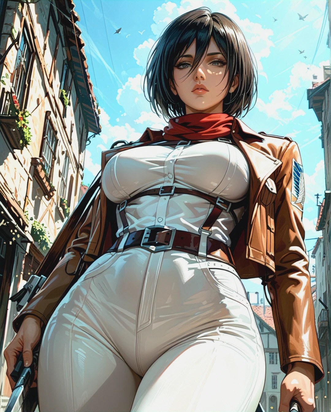 mikasa ackerman, mature, attack on Titan,sexy,