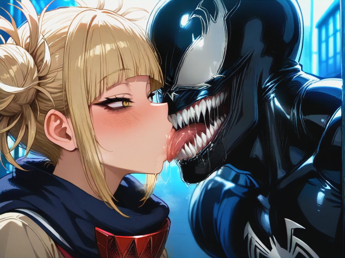 @toga_himiko  @venom (saliva) (vaginal) (kissing)