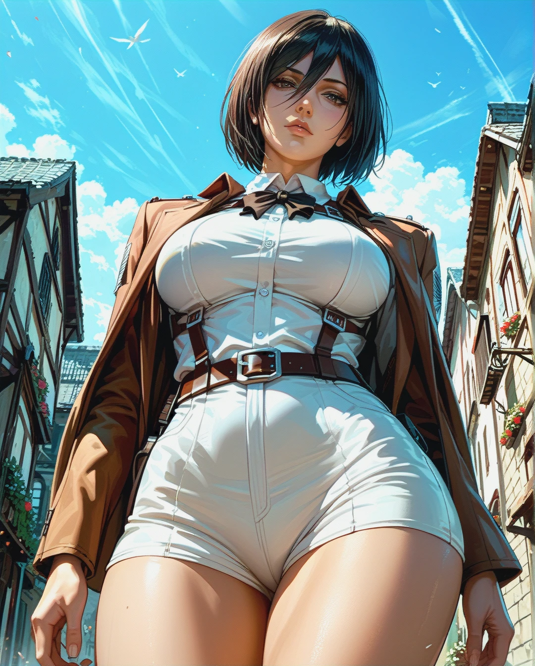 mikasa ackerman, mature, attack on Titan,sexy,