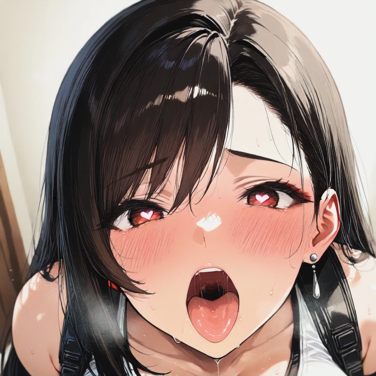 @tifa_lockhart, (torogao), (heart-shaped_pupils), (sex)