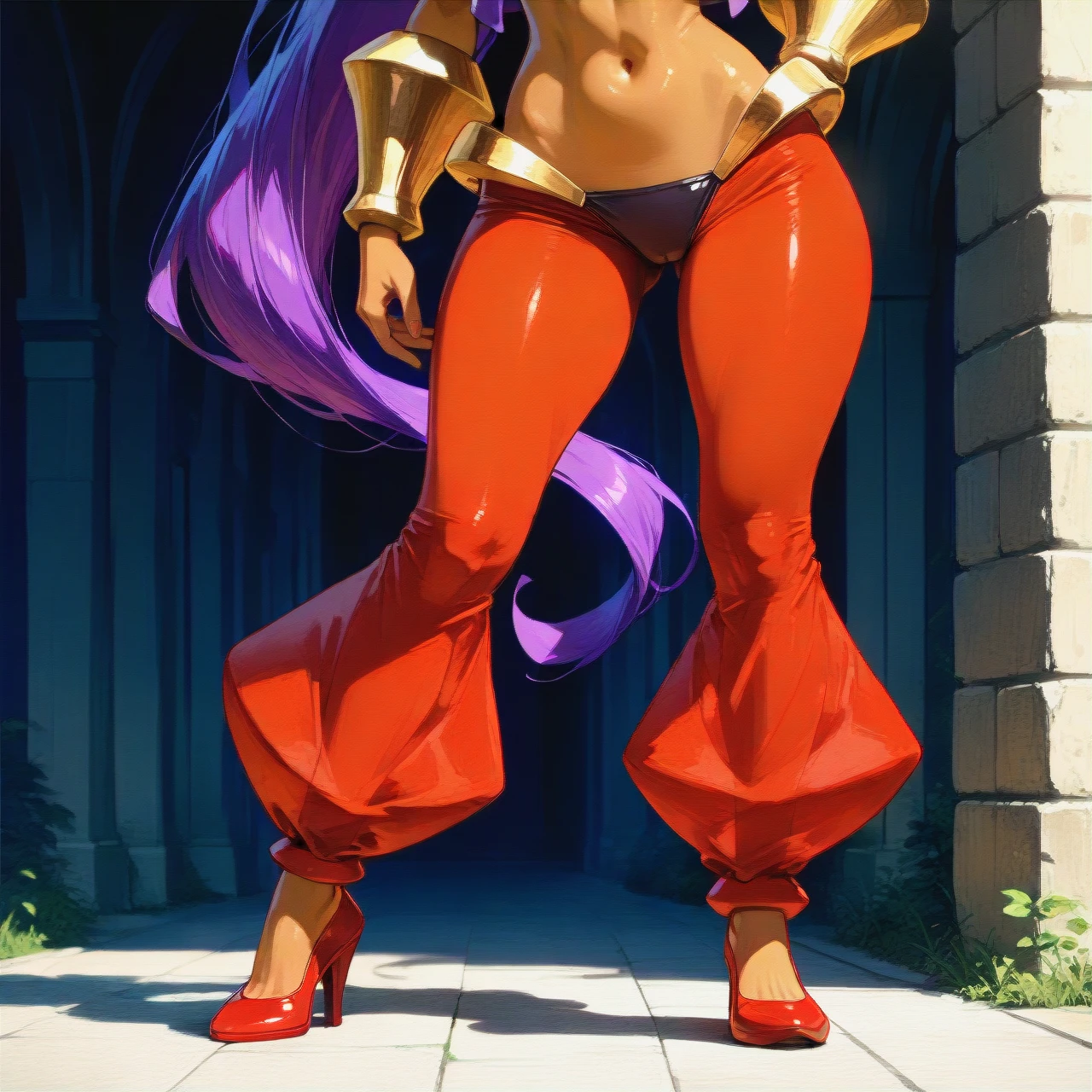 @shantae  (full_body)  (standing_split)