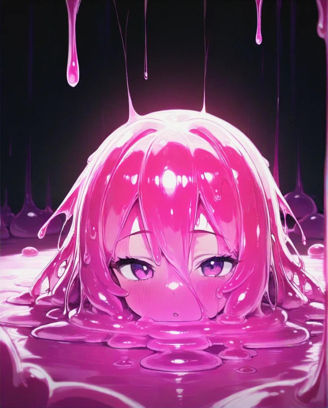 Slime girl  anus