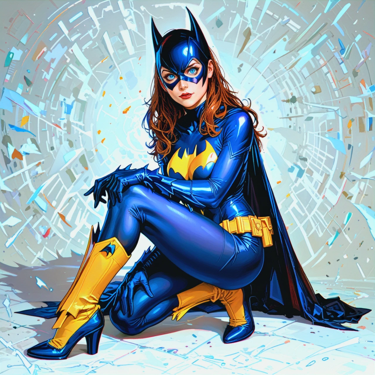 @batgirl (leg_lift) (full_body) (undressing)