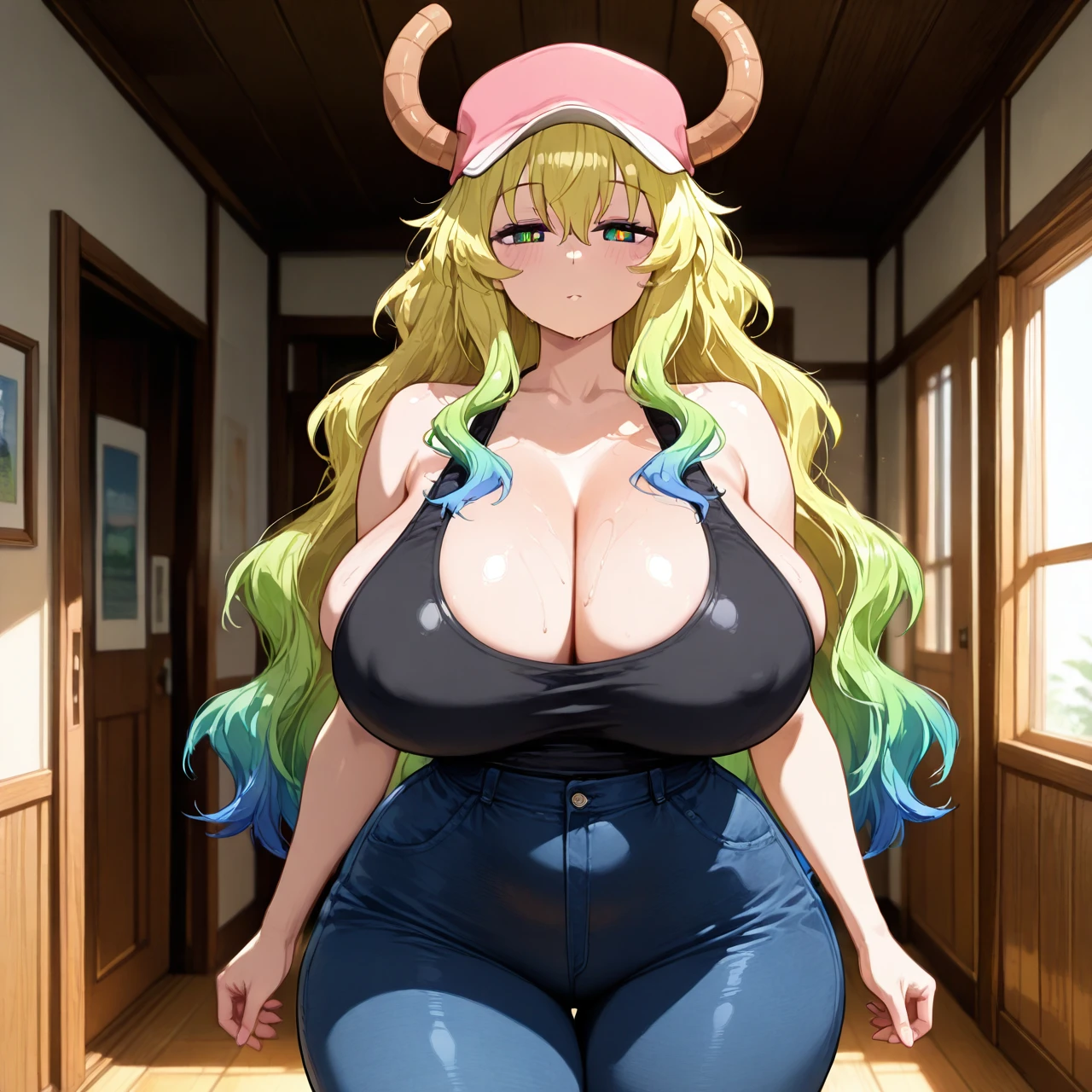 @lucoa , Giant breasts (40), wide waist (20), big hips (30), curvy body (10),