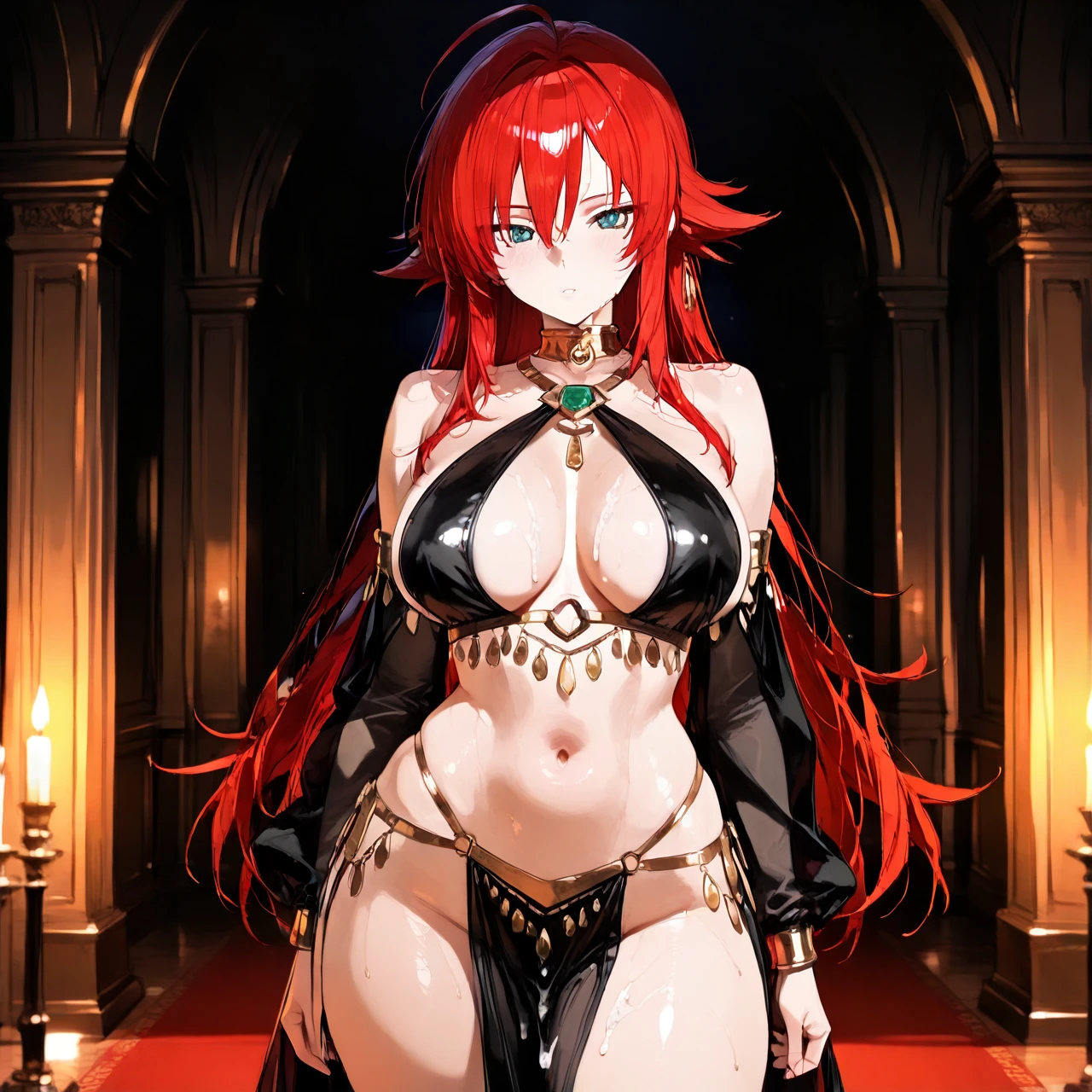 cumflation harem dancer slave rias gremory