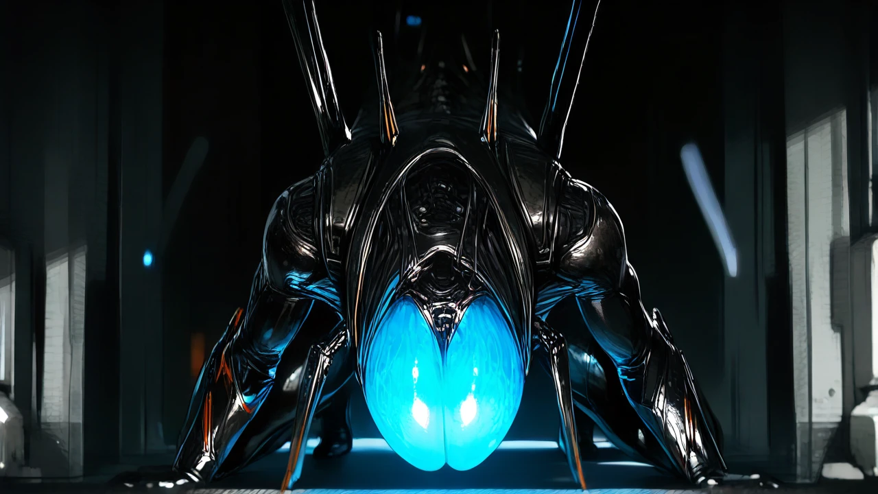 full-length wisp of warframe bug butt