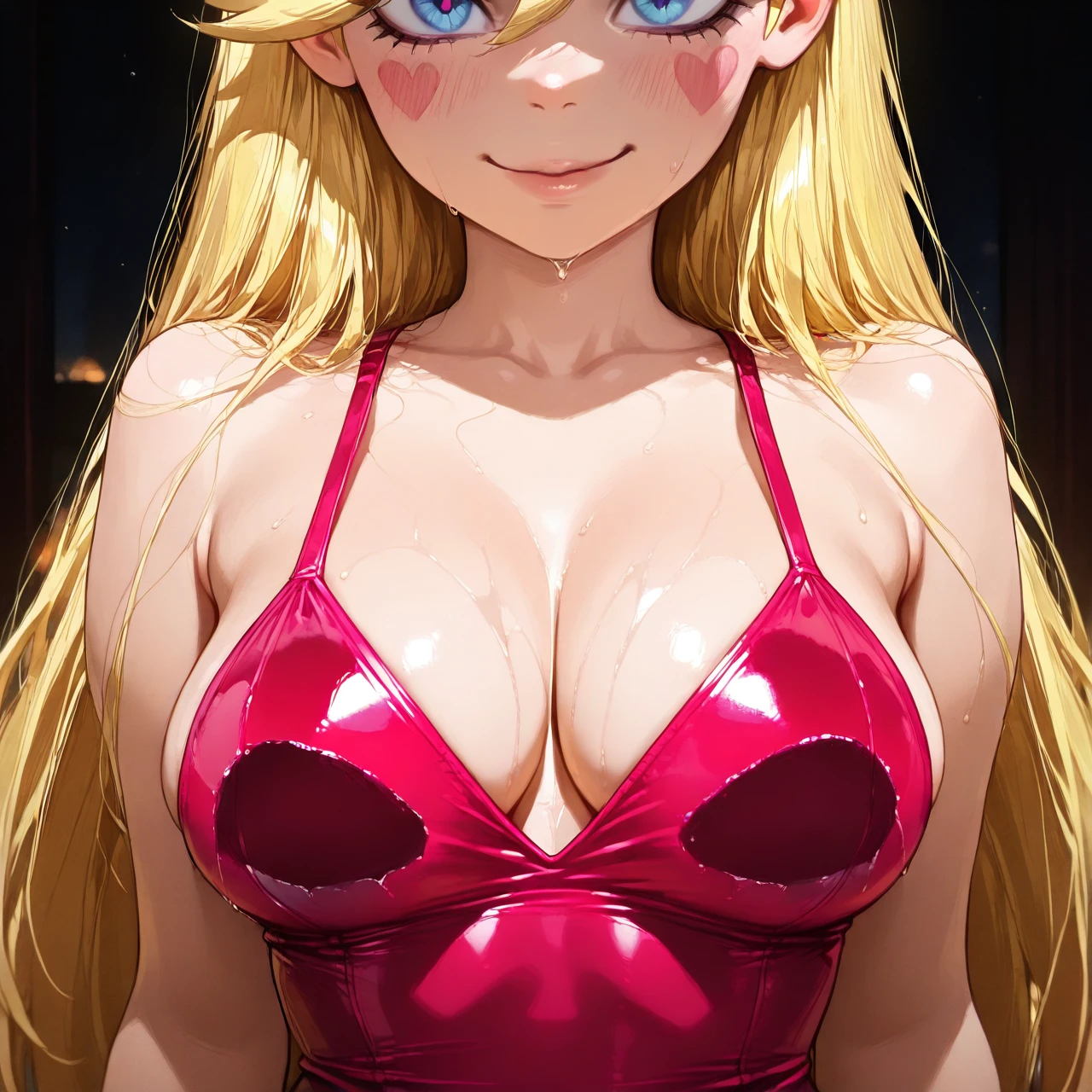 @star_butterfly, (breasts_on_glass)