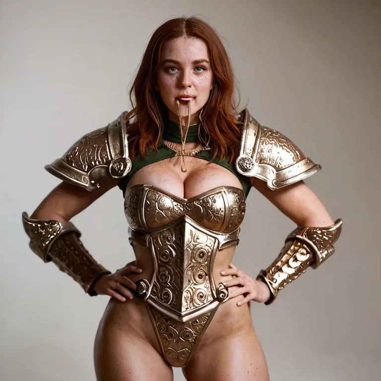 1girl,solo, , , , jaw,barefoot,cleavage cutout,round hips,kittan bachika, freckled face,legs spread,perky breast,hands on hips,golden necklace, mouth pull,armored boots,perky boobs,big hips,kissing neck, bear costume,black leggings,gloves,white bra,white sneakers, sweater lift,sexy stockings,crown,frilled bra,platform heels, baggy pants,ice palace,jewelry,black corset,black sneakers, royal bedroom, dungeon, unforgettable, grabbing dildo, lara croft, johanna