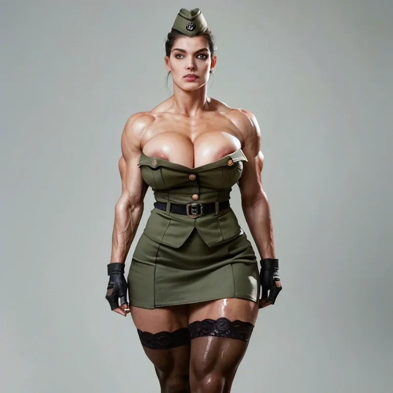 1girl,solo, , , , bubble in nose,large biceps,nipple slip,wide plump hips,knee-highs, double chin,negative hand,deep cleavage,hip thrusts,bare shoulder, chin,in army uniform,round big tits,elizabeth,bare shoulder, white dress,necklace,beanie,black bikini,heels, yellow tank top,anchor necklace,collared shirt,bikini,black boots, upskirt,baggy socks,witch hat,mini bikini,shoes, inside bedroom, piledriver pose, castle, hands on table, tifa lockhart