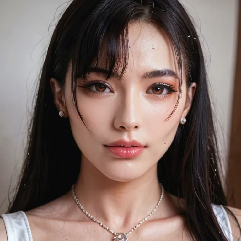 <lora:Korean:0.45>,korean,kpop idol,woman,twenties,(RAW photo, best quality, masterpiece:1.1), (realistic, photo-realistic:1.2), ultra-detailed, ultra high res, physically-based rendering,long hair,straight hair,black hair,red eyes,beautiful,seductive,Looking at viewer,huge breasts,huge ass,fat,tattoo,cat ears,collar,gloves,earings,spread legs,(semen:1.2),daytime,bedroom,front view,(upper body, selfie:1.2), looking at viewer