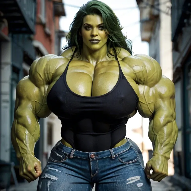 she hulk ,massive muscles,  big muscular body, huge fbb, muscle arms, massive traps, big muscle shoulders,big muscle abdos, murcular female, muscle girl, Big muscles, huge muscles épaule, big muscle biceps, big boobs woman, hyper muscle legs