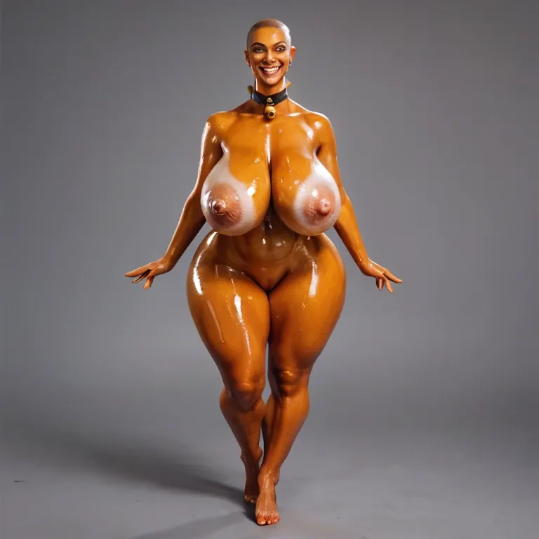 1girl,solo, , , , high cheekbones,4 fingers,huge boobs,oiled breasts,ankles, yellow eye,warm smile,huge nipples,hip thrusts,neck bell, orange eyes,legs raised,large breasts,penis worship,shoulder pads, medieval dress,leg warmers,metal rings,sexy lingerie,stiletto heels, bare shoulder, piledriver, spaceship, collarbone, detailed balls, dark brown hair, spider-gwen