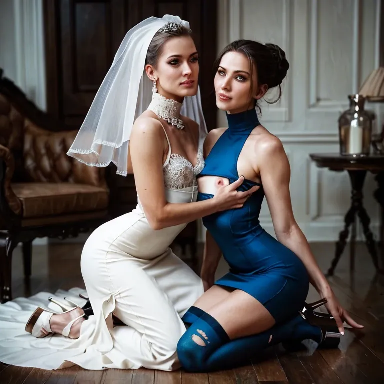 2girl, , , , kaa eyes,kneeling slut,flat chest,breast milk,turtleneck, long dress,knee socks,garrison cap,open torn bra,platform heels, gown,blue stockings,bridal veil,frilled bikini,black sneakers, cow costume,blue stockings,saliva strings,undersized bra,brown boots, showering, brazil jungle, medieval, tifa lockhart, johanna, rapunzel waifu