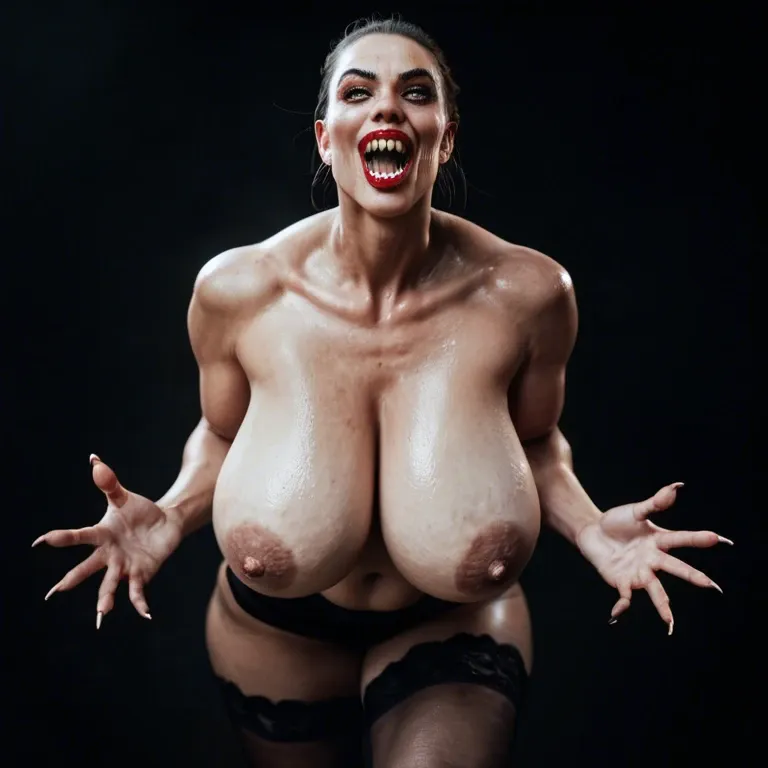 1girl,solo, , , , sharp jawline,black legwear,huge breasts,dark background,wide shoulders, grit the teeth,legs raised,saggy boobs,reaching back,fat neck, red lipstick,two-handed,round tits,narrow hips,sweaty skin, black shirt,baggy socks,sunglasses,black bikini,stiletto heels, cropped jacket,egyptian palace,hair tie,bikini top lift,platform heels, black pants,pink stockings,red bowtie,pink panties,knee boots, bedroom eyes, crowded train, floating dildo, anime a, night club, zelda, spider-gwen