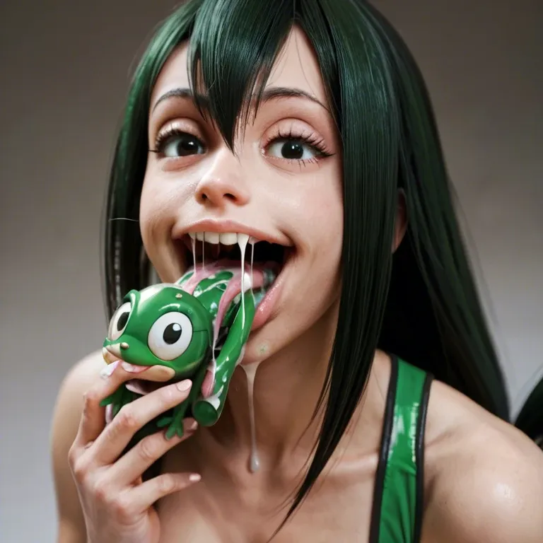 asui tsuyu,inceest, dady, vore cum