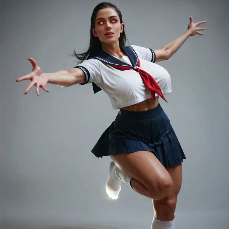 1girl,solo, , , , glowing eyes,steamy feet,saggy breast,reaching back,knee, high cheekbones,legs together,big breast,arched back,neck, no skirt,white socks,sailor collar,laced bodysuit,black boots, costume,baggy socks,wool hat,teddy,armored boots, bedroom, sparkling, tavern setting, bed sheet, tifa lockhart, elsa, ariel waifu