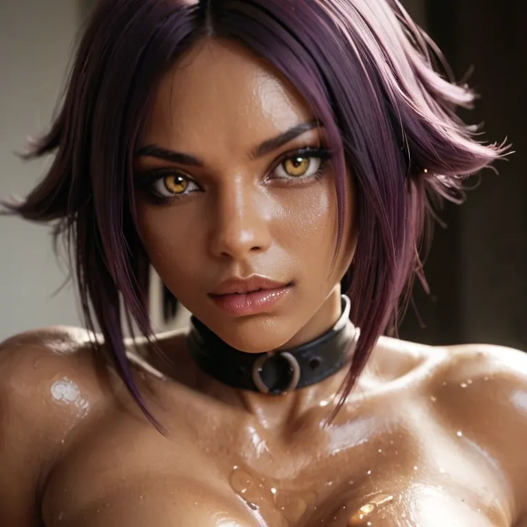 yoruichi oiled up big boobs