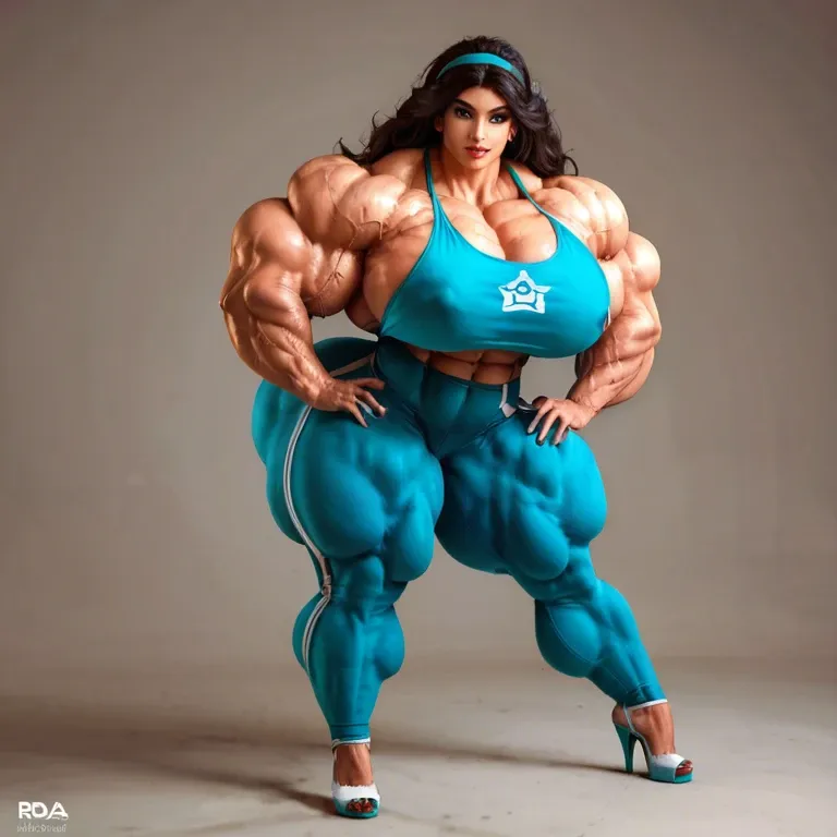 Princess Jasmine, (extreme hyper muscles:1.2), massive muscles, huge boobs, (veins:1.1), hyper thick biceps, massive thighs, full body, side angle, hdr, messy hair, (hyper massive muscles latina woman: 1.3), growing, (growth:1.2), hyper gigantic massive muscles, hyper huge massive muscles, massive muscles, hyper gigantic muscles, hyper huge muscles, hyper big muscles, hyper large muscles, hyper gigant muscles, hyper giant muscles, hyper huge biceps, hyper huge thighs, hyper huge long thighs, medium boobs, black hair, thick vascularity, thick veins, hyper gigantic massive muscles woman: 1.3,full body, (hyper gigantic muscles: 1.3) futa bigger cock