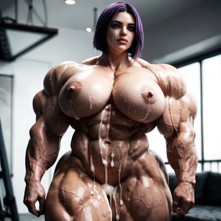 Raven, nude woman, (extreme hyper muscles:1.2), (massive muscles:1.2), (huge boobs), huge tits, (veins:1.1), hyper thick biceps, massive thighs dripping cum, (excessive pubic hair), full body, wide angle, HDR, messy hair, (pubic hair:1.1), (hyper massive muscles latina woman: 1.3), (growing:1.3), (growth:1.2), hyper gigantic massive muscles, hyper huge massive muscles, massive muscles, hyper gigantic muscles, hyper huge muscles, hyper big muscles, hyper large muscles, hyper gigant muscles, hyper giant muscles, nude, big clit, full body, arms over head, hyper huge biceps, hyper huge thighs, hyper huge long thighs, medium boobs, black hair, big clit, (big Clitoris), vascularity, veins, worshiping