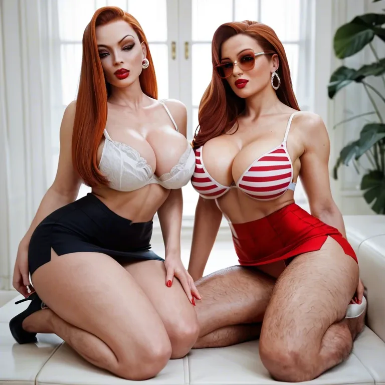 2girl, , , , molest,hairy legs,perky breasts,babe,on her knees, cheekbones,perfect hands,big breasts,jessica rabbit,neck, pencil skirt,striped bikini,red sunglasses,white bra,knee boots, black pants,black stockings,laurel crown,panties on,black sneakers, pine forest, tavern, multiple dildos