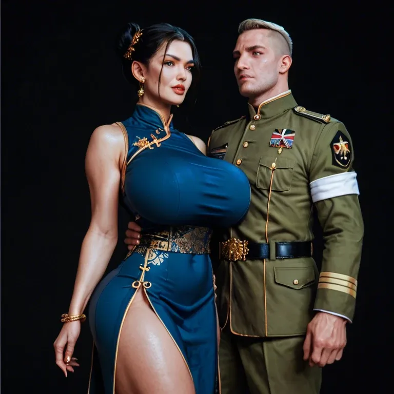 1girl,1boy, , , , china dress,in army uniform,huge breasts,waist,broad shoulders, bewitching,elbows,huge breast,dark background,gold anklets, dressed,socks,suspenders,panties,stiletto heels, tight tank top,laces,belts,mesh bodysuit,heels, bedroom, cyberpunk, bondage, phone pov, princess zelda, wonder woman