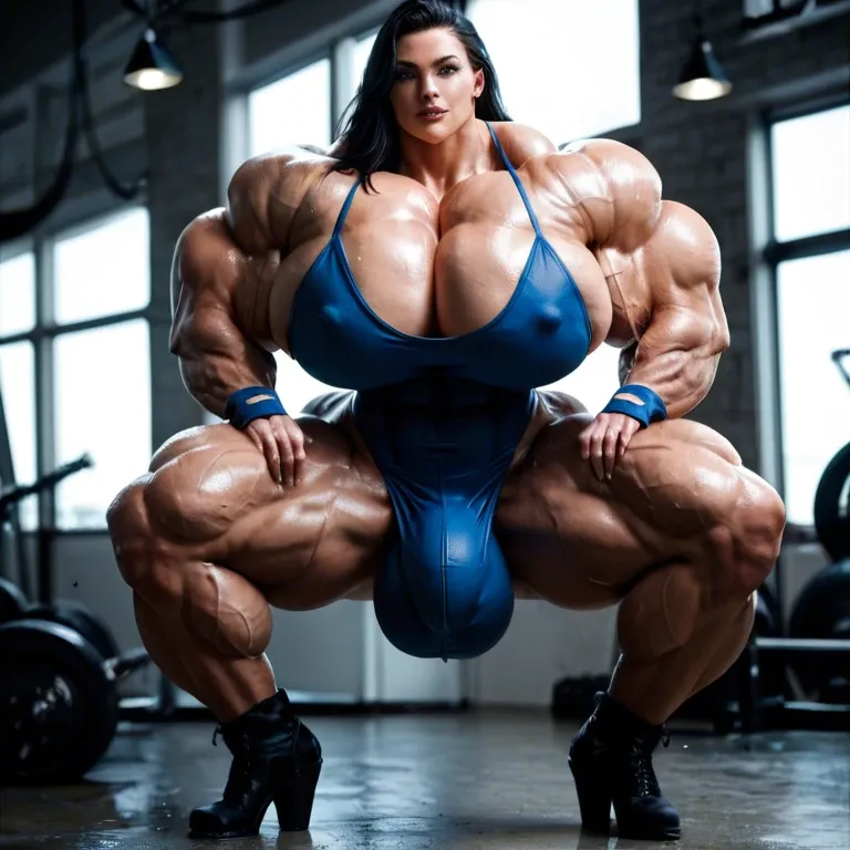 Superwoman (Mary Batson), female massive muscles, massive muscle, huge muscle body, hyper massive muscles trapèze, hyper massive muscles épaule, hyper massive muscles biceps, huge boobs, futa biggest cock bulge, leopard lingerie