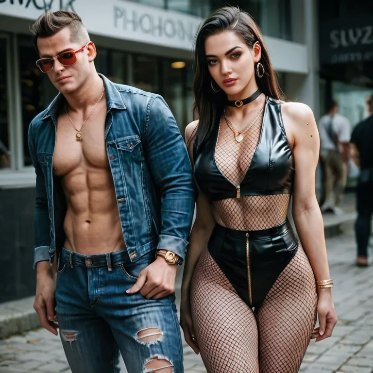 1girl,1boy, , , , high cheekbones,finger,huge boobs,slim hips,necklace, unzipped pants,torn pantyhose,red sunglasses,mesh bodysuit,sandals, jeans,fishnets,gold tiara,wet bikini,shoes, bedroom, in jungle, dungeon, dildo in pussy, rope bondage, painted, bright, rapunzel waifu