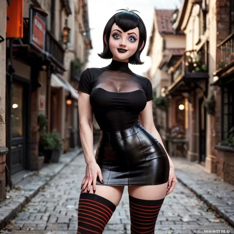 Mavis dracula from Hotel Transylvania, tight skirt