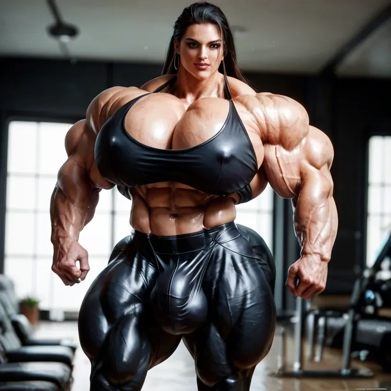 wanda maximoff, hyper muscle female, hyper muscle buff, gigantic muscle mass, gigantic muscle female, massive muscular trapèze, massive muscular épaule, massive muscular biceps, huge breasts, futa biggest cock bulge