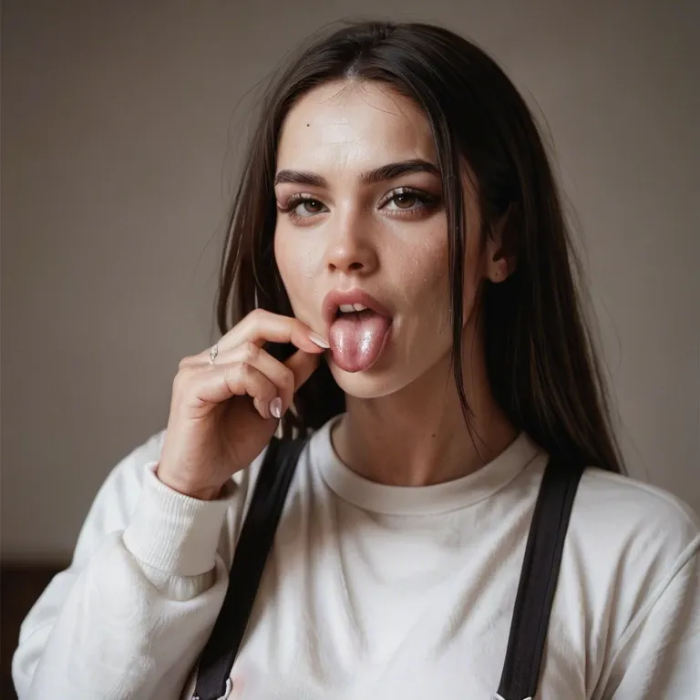 1girl, , , , tongue out,shining,big perky boobs,low waisted,neck, cheekbones,good fingers,lips on nipple,big boobs,doll joints, sweatpants,baggy socks,suspenders,string bodysuit,boots, maid dress,socks,aqua necktie,black lace bra,stiletto heels, bedroom, cyberpunk, cyborg, digital art, bright-lit, sailor moon