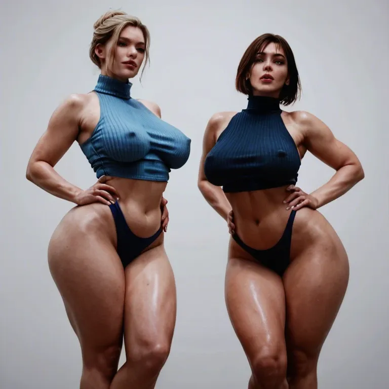 2girl, , , , twitching,armpit,covered nipples,dark background,bare shoulder, plump lips,nice feet,wide areolae,hands on waist,blue turtleneck, eyebrows,thigh job,perky tits,busty chest,bound ankles, tied shirt,purple necklace,sunglasses,lace panties,sneakers, kitchen, in the river, dungeon, gamer bedroom, super detailed, deep shadows, wonder woman, dynamic