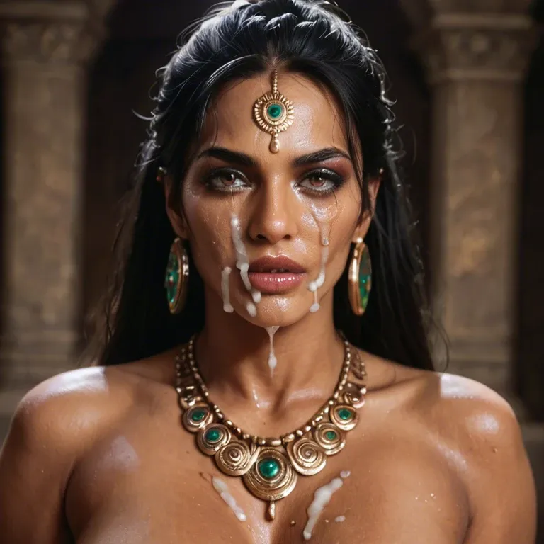 Hindu goddess crying full nude big boobs cum covered