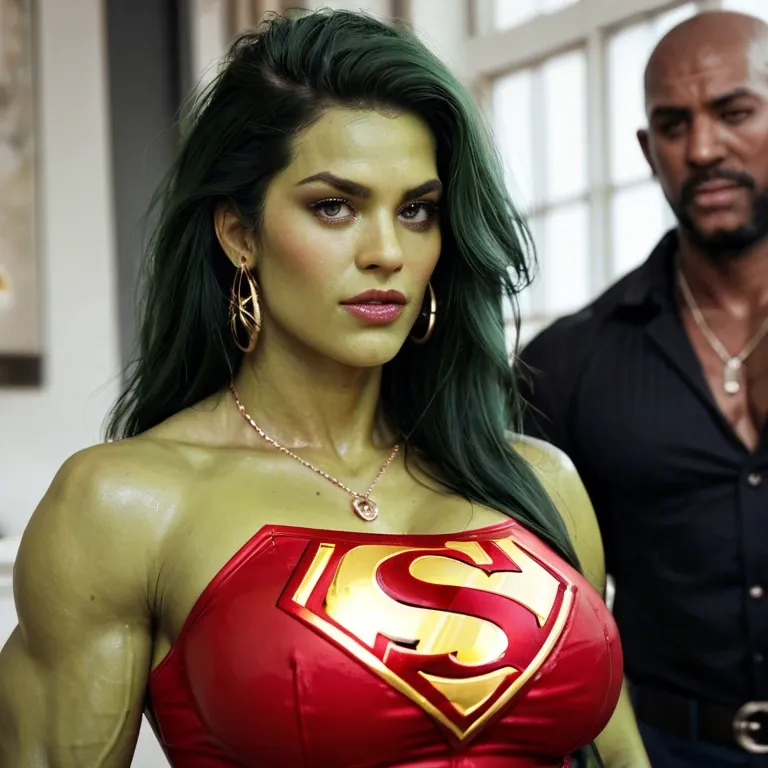 Black bald hulk fuck Supergirl