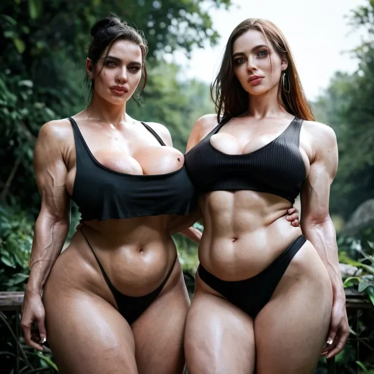 2girl, , , , mole under eye,veiny arms,saggy breast,natural breasts,glowing skin, very full lips,plump thighs,perky boobs,big pecs,joints, black crop top,striped bikini,cap,torn bodysuit,running shoes, tank top,stockings,panties,pink corset,strappy sandals, in a kitchen, trained, phone screen, anime screencap, dark room, mario, wonder woman, ayanami rei