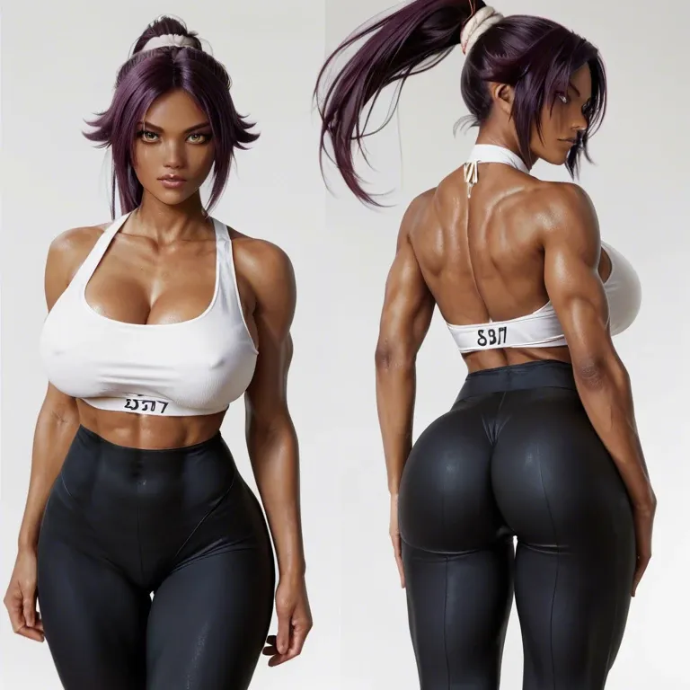 Yoruichi Big breast Sport costume  Stay Multiple angles  Big ass