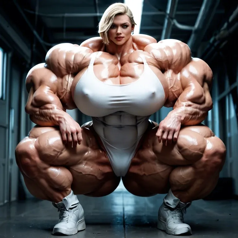 Powergirl costumeHero, hyper massive muscles female, massive muscles, hyper gigantic massive muscles, massive muscles, hyper gigantic muscles, hyper gigant muscles, hyper giant muscles, hyper muscle tank, pectorales