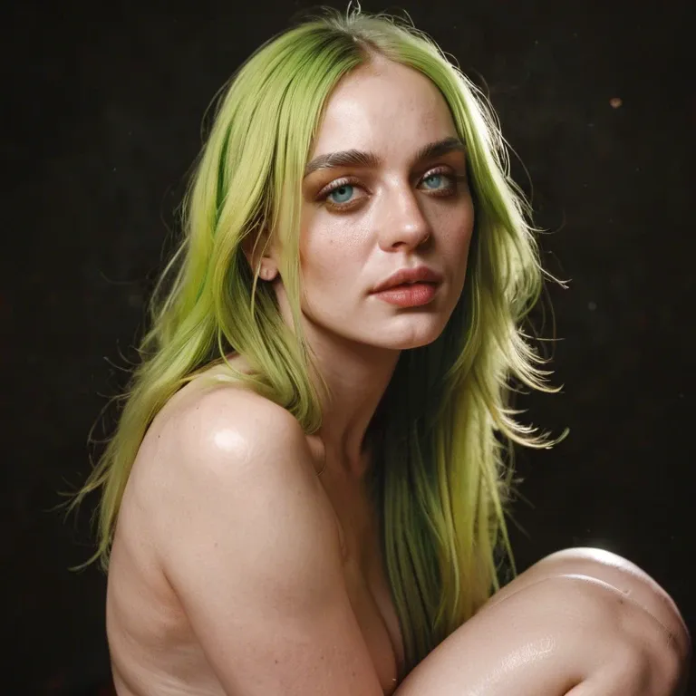 Billie eilish on her knees nude