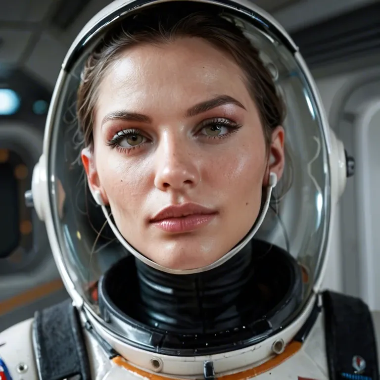 Sci fi female android,sexy female, astronaut