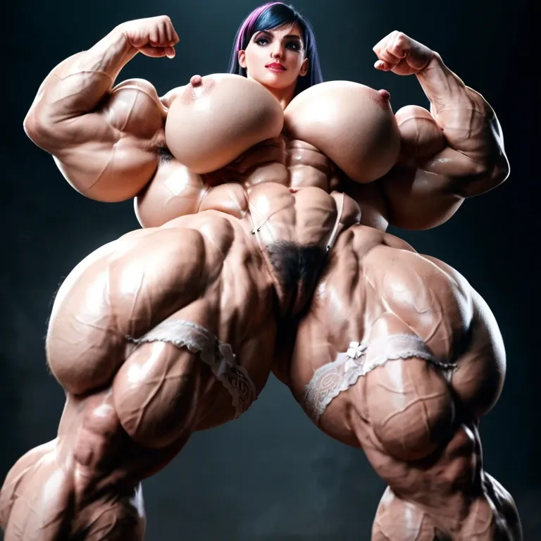 violet parr, hyper massive muscles female, massive muscles, hyper gigantic massive muscles, massive muscles, hyper gigantic muscles, hyper gigant muscles, hyper giant muscles, hyper muscle tank, nude pectorales, hairy pussy, lingerie stockings, gaped pussy, home futa