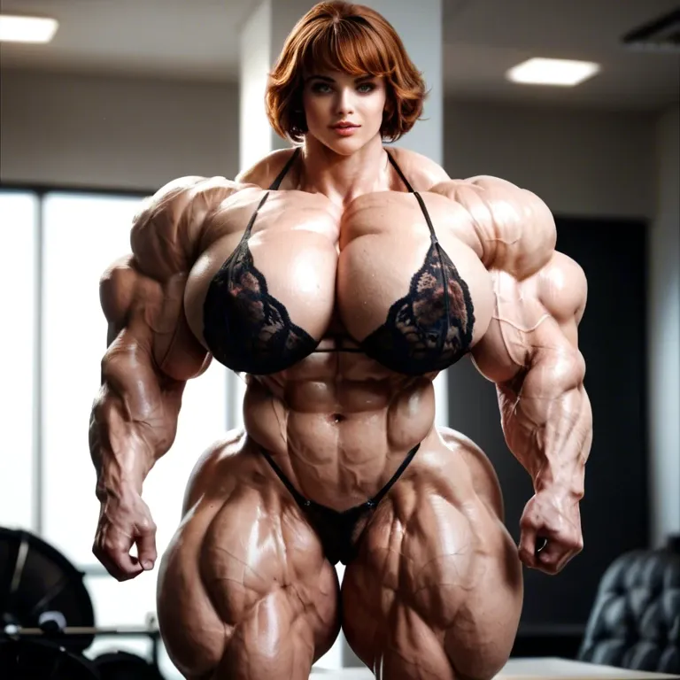 April O'Neil, hyper massive muscles female, massive muscles, hyper gigantic massive muscles, massive muscles, hyper gigantic muscles, hyper gigant muscles, hyper giant muscles, hyper muscle tank, nude pectorales, hairy pussy, lingerie stockings, gaped pussy, home futa