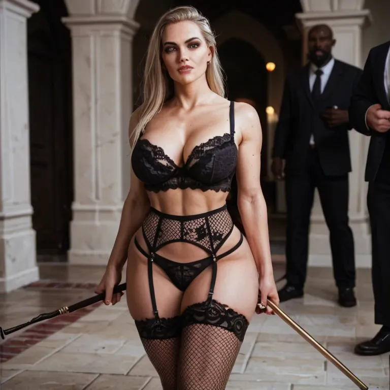 Beautiful woman, Halloween witch costume, negroman,  interracial, big black cock, rough, grey dishevelled beard, walking stick , thick thighs, brown eyes, big boobs, lingerie, stockings, pattern, fishnet stockings, huge boobs, nose piercing, sex on side, holding boobs, legs grabbed, bbc.